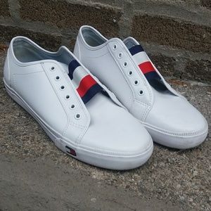 Tommy Hilfiger Slide On Stripe White Sneakers 10